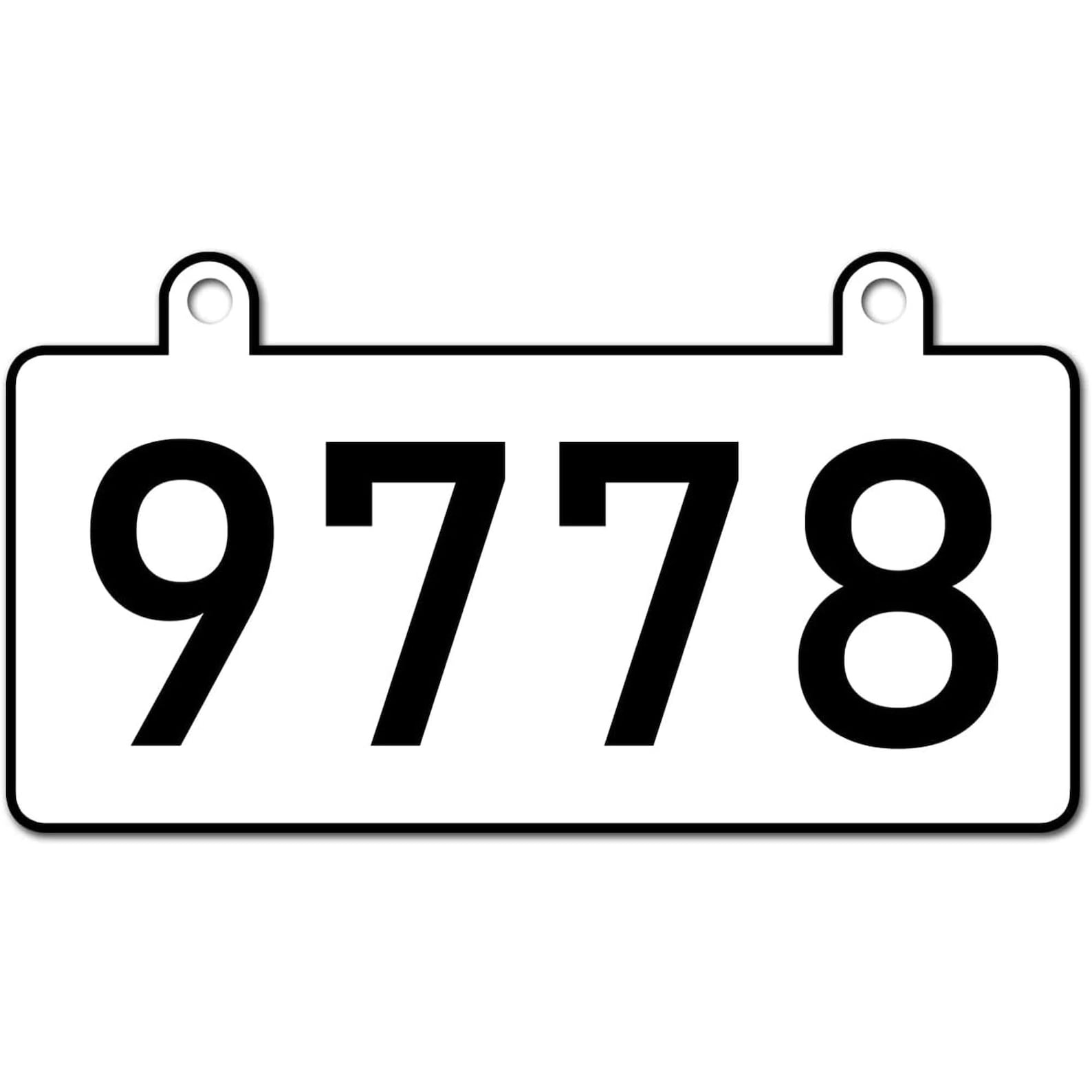 Custom Hanging Reflective Address Sign for Mailbox Aluminum Etsy