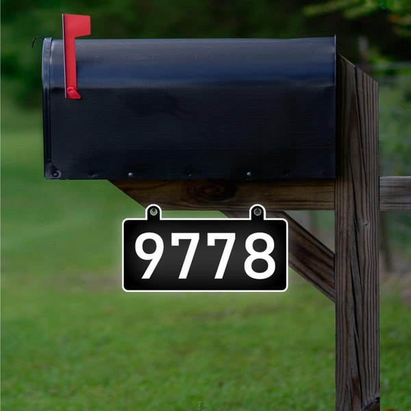 Mailbox Address Plate Etsy