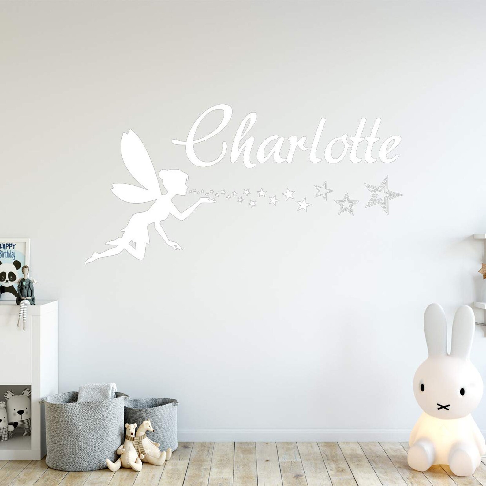 Custom Fairy Name Wall Decal Personalized Girls Vinyl Wall | Etsy