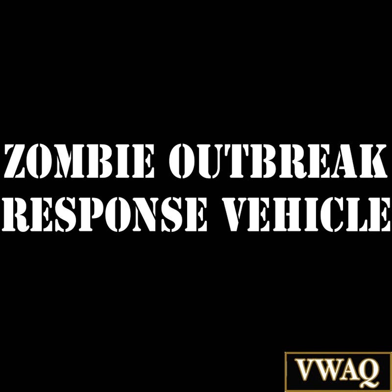 Zombie Response Vehicle Sticker Set - Vinyl Decals In Lime Green Glossy Finish 919567 - Foto 8