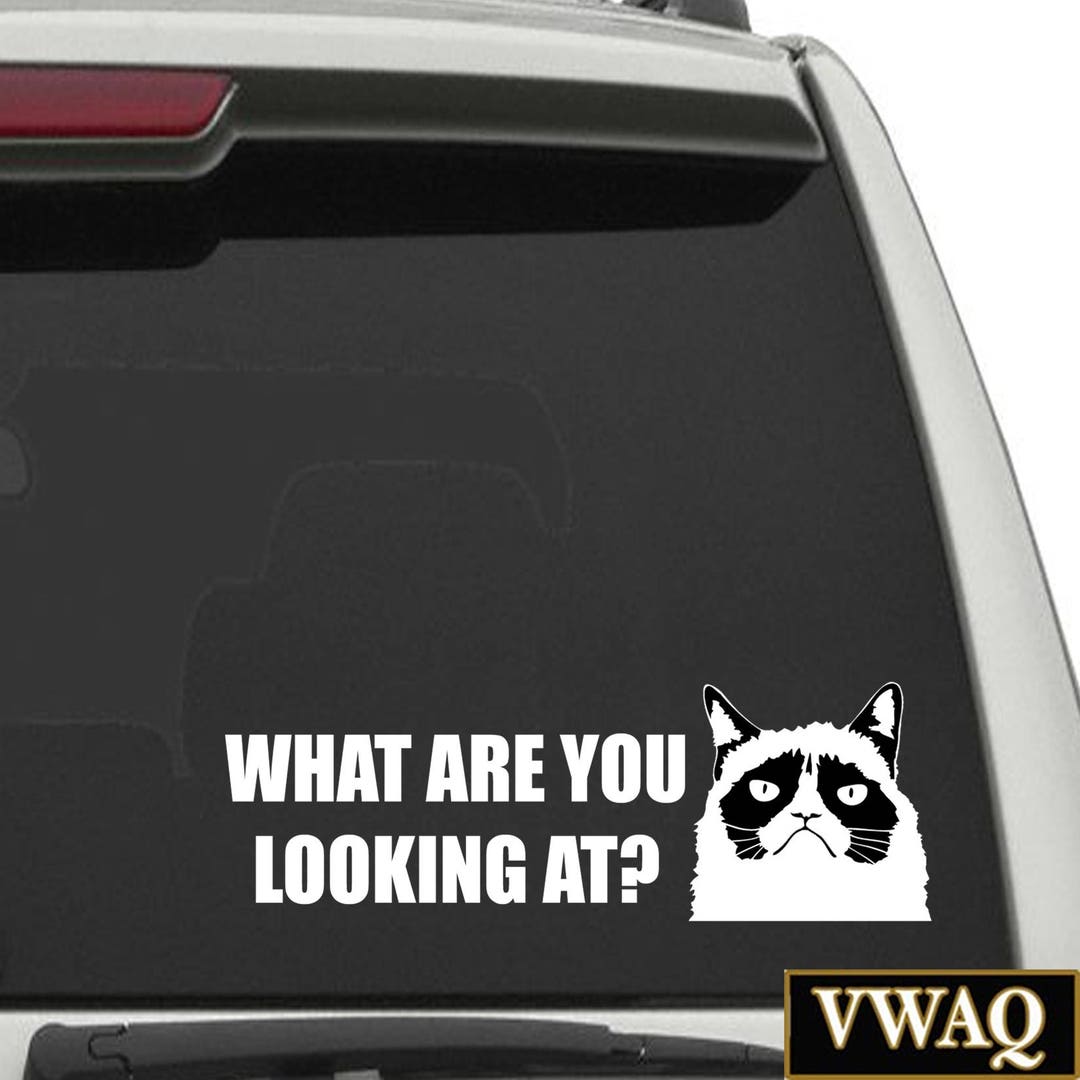 UPC 694157130248 - Grumpy Cat Meme Flippin' You Off Funny Decal 6 X 4 In White | Barcode Index - Foto 11