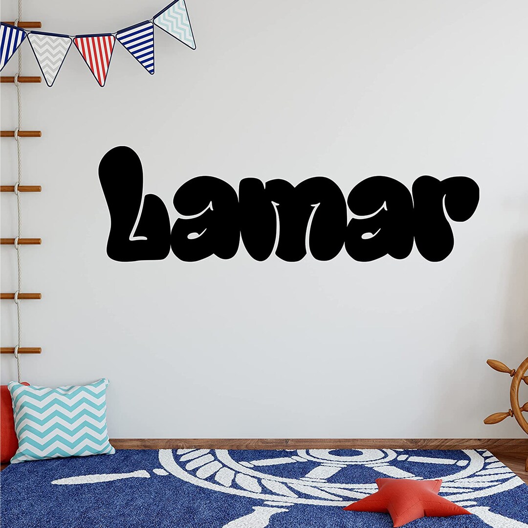 Custom Graffiti Name Wall Decal Personalized Kids Rooms Decor Hip Hop
