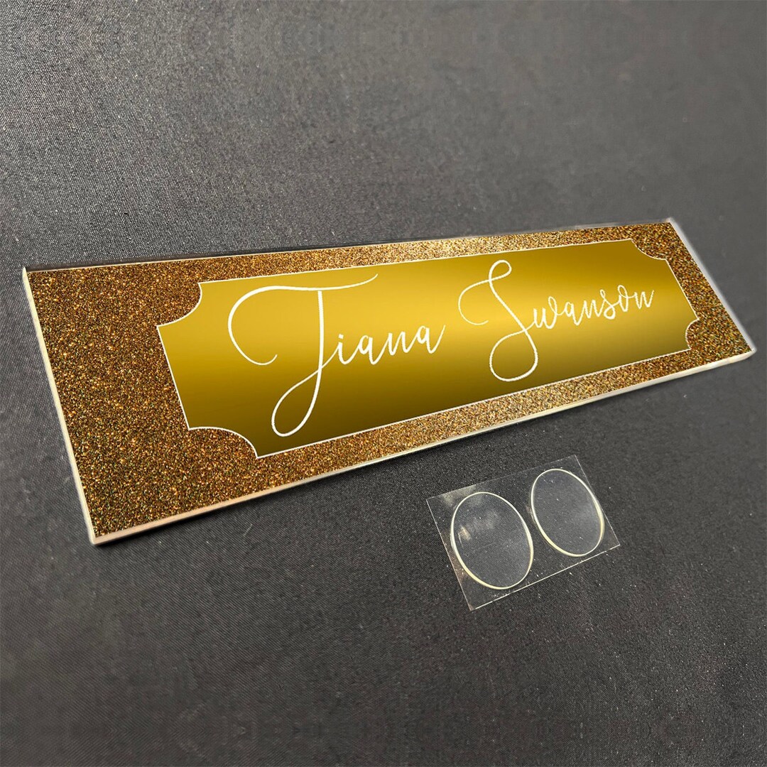 Office Door Name Plate Aesthetic Decor Acrylic Sign for Desk or Wall ...