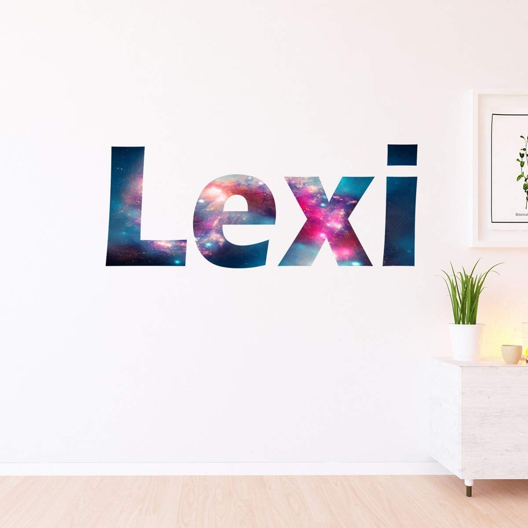 Space Nursery Wall Decal Modern Wall Decor - Space Wall Art Boys Room ...