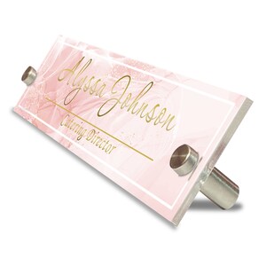 Aesthetic Decor Acrylic Sign Office Door Name Plate for Desk or Wall ...