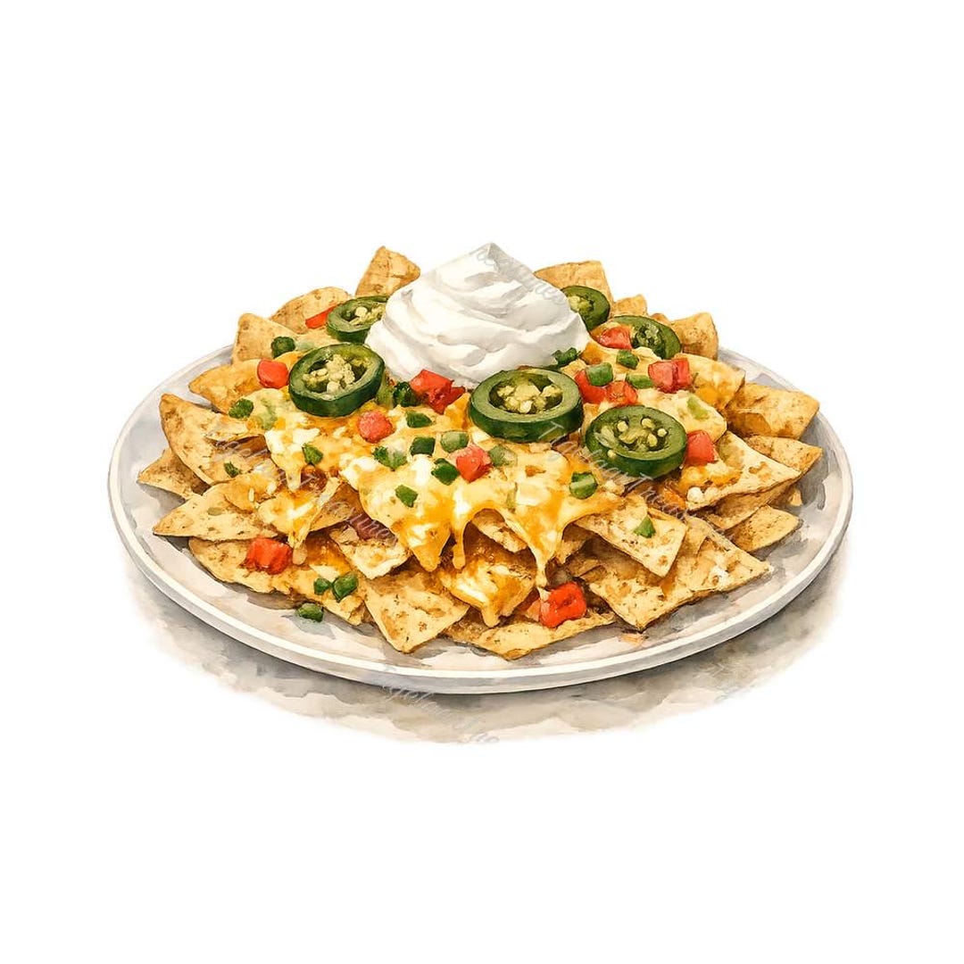 20 Mexican Food Appetizers Clipart – Watercolor PNG Bundle, Digital ...