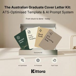 Modelo de carta de apresentação para ATS com IA (Austrália) | Sistema de copiar e colar para recém-formados | Word, Google Docs, Apple Pages