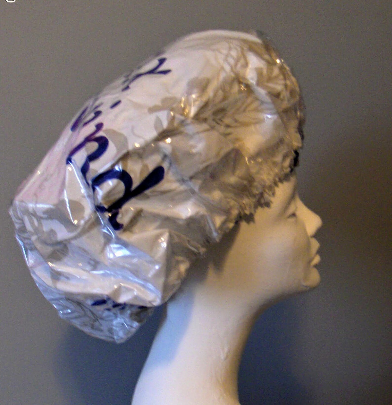 Water Resistant Jumbo Shower XL Shower Cap for Curly Etsy