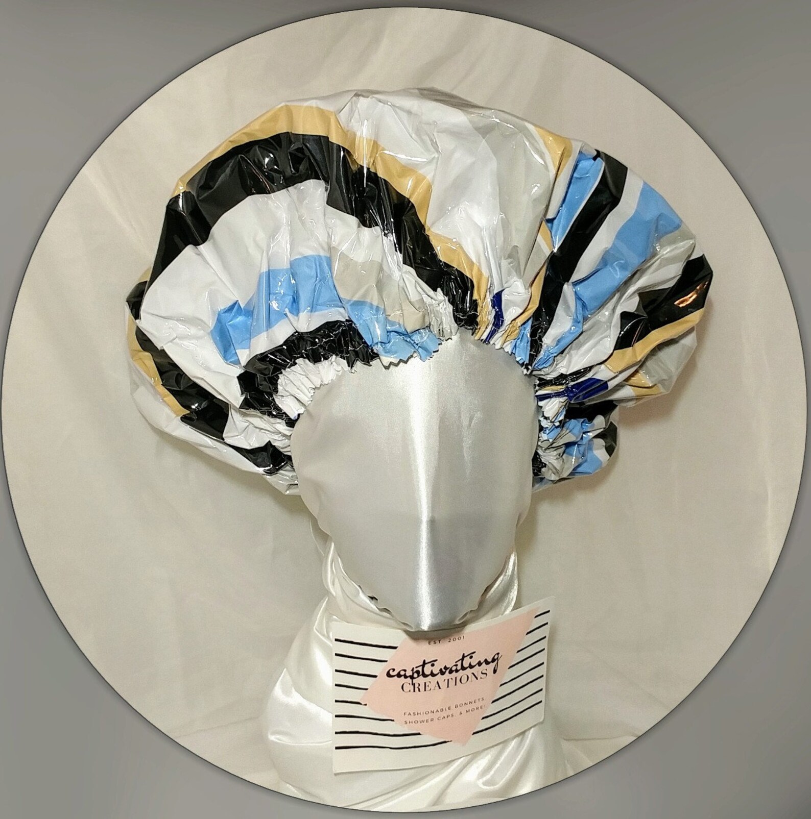 Water Resistant Jumbo Shower XL Shower Cap for Curly Etsy