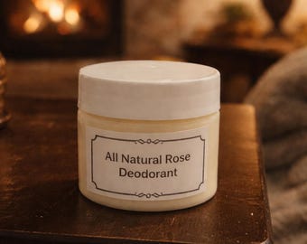 Desodorante natural de uso diario, sin aluminio.