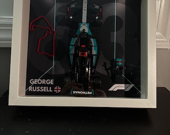 LEGO Formula 1 Frame - 2025 Mercedes Motorsport Wall Art - Driver Edition FULLY ASSEMBLED