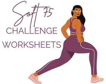 Soft 75 Challenge worksheet pages