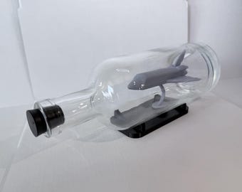 Kit de ônibus espacial em uma garrafa