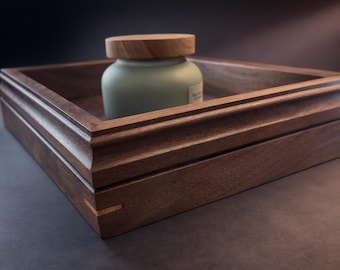 Handcrafted Wooden Candle Tray
