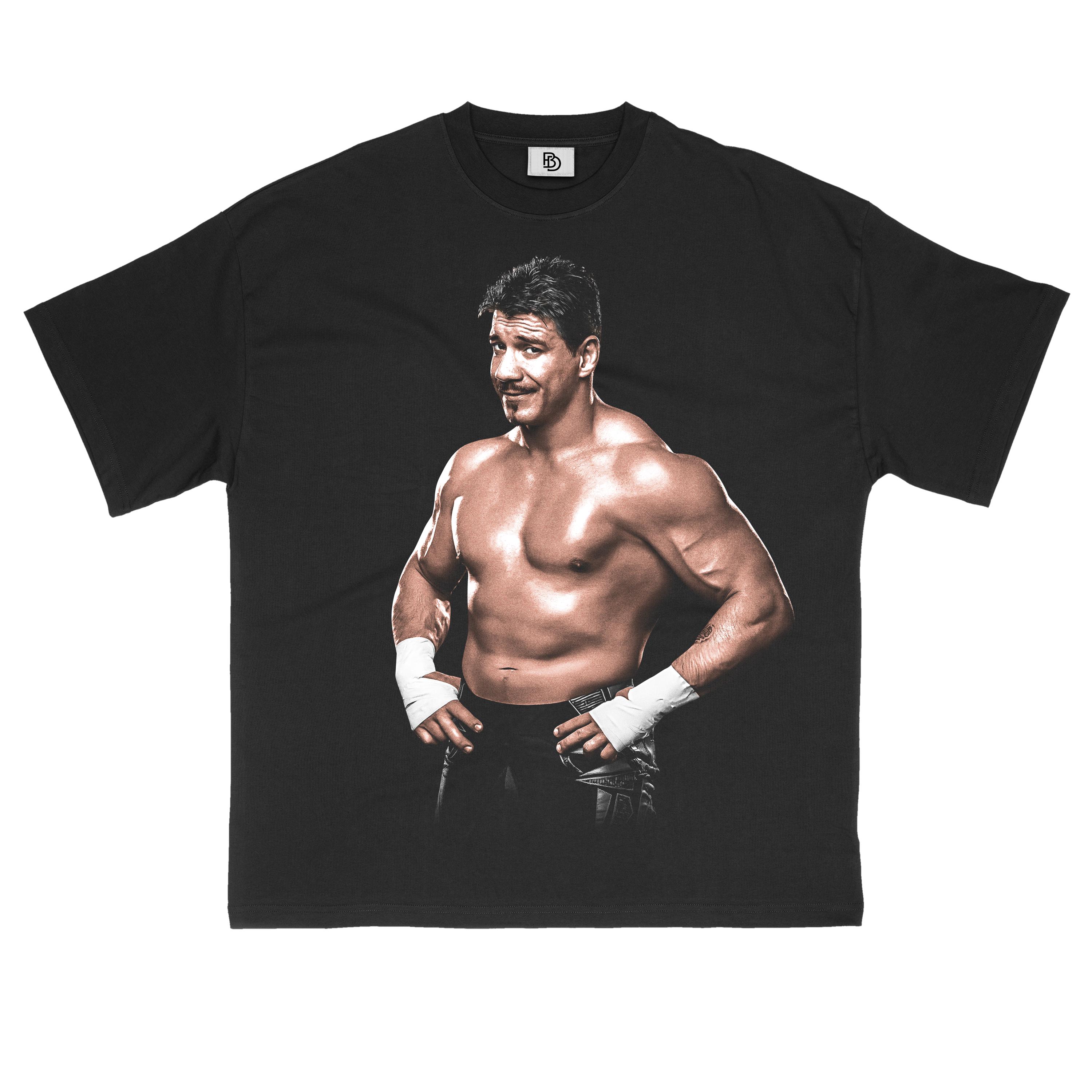 WWE エディ・ゲレロ　半袖Tシャツ　メンズLサイズ相当 エディ・ゲレロ Tシャツ「EDDIE GUERRERO LCS（Lie Cheat Steal） 半袖
