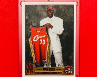 LEBRON JAMES Rookie Card (RC) - 2003 Topps Basketball Card **This Is a Replica/Reproduction**