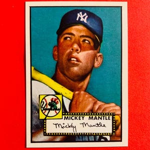 mickey mantle rare baseball cards Amazon.com: 200 Vintage Baseball Cards all in Unopened Packs PLUS a BONUS MICKEY  MANTLE card with every order!!! : Sports & Outdoors main image 1