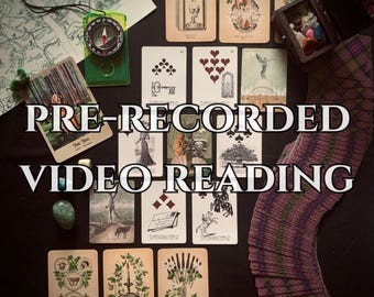 Depth Tarot & Oracle Reading (Pre-Recorded | 45 Mins) with Amelia