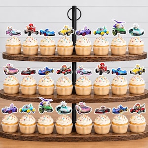 Sonic Racing Crossworlds Cupcake Toppers 12pc, 24pc, 36pc Sonic Racing 24pc