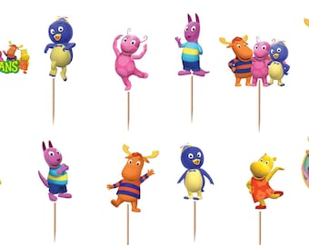 The Backyardigans Cupcake Toppers 12pc, 24pc, 36pc