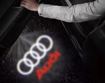Audi Door Projector Lights (2 Pcs) Welcome Light Courtesy Logo Display For Audi Models Accessories