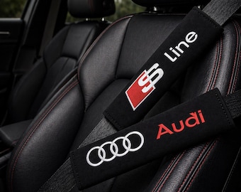 Audi Seatbelt Cover Shoulder Pad Suede Protector Audi Accessories (universal) (2-Pcs) RS S Interior q5