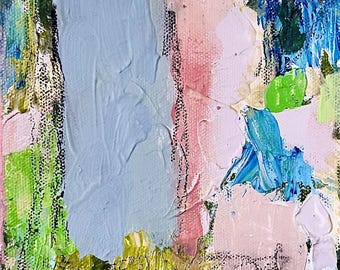 Aconchego de Primavera - Pintura de Expressionismo Abstrato