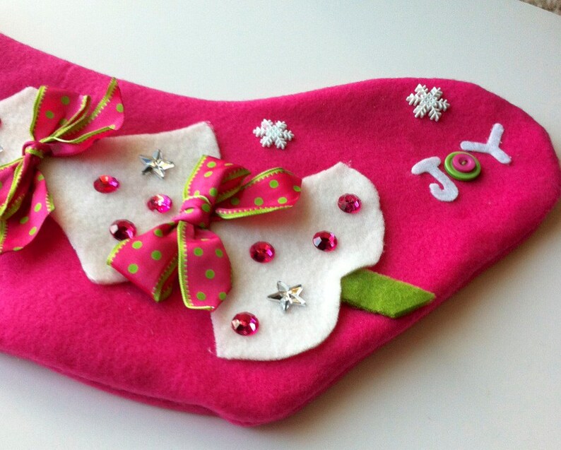 Girls Christmas Stocking Etsy