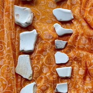 Kodiak Island Sea Worn Pottery – 17 (1/2 -3 3/4) Piece Set from Kodiak, Alaska
