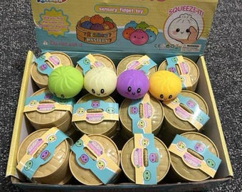 4pc Mini Dumplings 2 inch Size Stress Relief Viral Trending Soft Squishy Dumpling