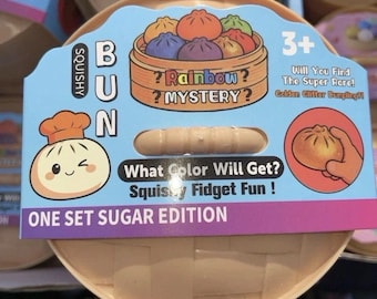 Big Dumpling Squishy Blind Box My Secret Bun Fidget Toy Stress Relief Soft TPR