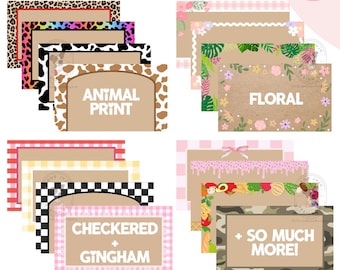 80 Banner Border Template bundle - 35x60