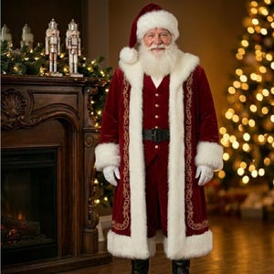 Santa Claus Coat - Etsy