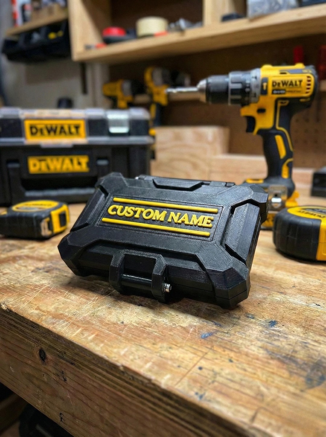 Dewalt-inspired 3D Printed Mini Tool Case Customized | Personalized ...