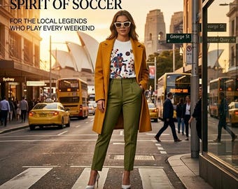 Floral Soccer Player Illustration T-Shirt | Botanical Sports Graphic