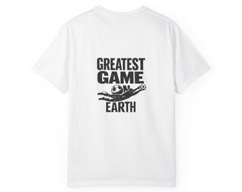 Greatest Game on Earth fotbollströja | liten bolllogotyp på bröstet, tryck på ryggen