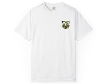 Brazil Football crest T-Shirt | Brazilian soccer badge, tropical palm design