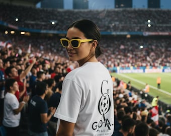 GOAL Soccer Logo T-shirt | Vintage Paris Football Design