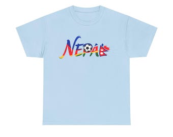 Nepal Script with Soccer Ball T-Shirt | Nepal Football Tee