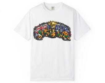 Australia Vintage Postcard Graphic T-Shirt | Aussie Animals Safari