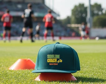 Sockeye Coach Snapback Hat | Fishing Fly Graphic Flat Bill Cap