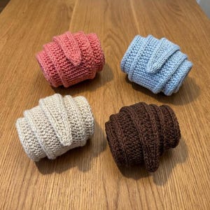 Brei-instructies voor een sjaal (PDF) iCord Sophie Sjaal Beginnersvriendelijke Mini-halsdoek Snel gebreid Duitse Smalle Sjaal Engels Eén bol