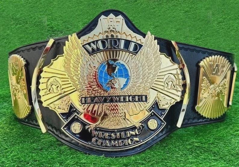 WWFクラシック ゴールドウィングドイーグル チャンピオンベルト 未使用送料無料 WWFクラシック ゴールドウィングドイーグル チャンピオンベルト 未使用