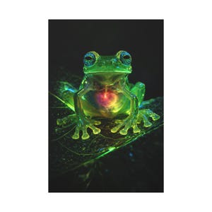 Glass Frog Heart of Light
