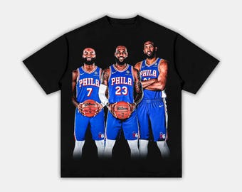Basketball Philly's Finest Tee, LeBron #23 Basketball Fan Gift, Philadelphia Shirt, Retro Logo Graphic Tee, Unisex Fit, Game Day Motif