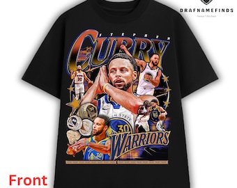 Youth + Adult Stephen Curry T-Shirt, Basketball Player Shirt, Retro Night Graphic Tees, Vintage Player, Game Day, Sports Fan Tee