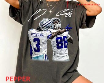 Youth + Adult Pickens x Ceedee WE DEM BOYZ Comfort Colors Shirt, CeeDee Lamb shirt, George Pickens, graphic t-shirts, merch, Game Day Shirt