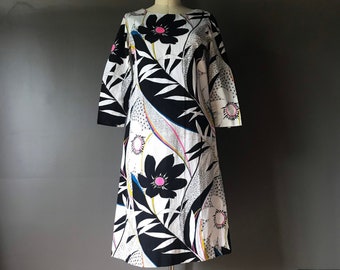 Vtg 60s Hawaiian Dress