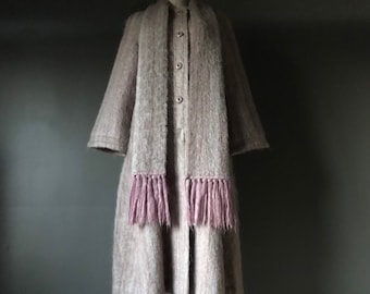 Vtg 70s Donegal Mohair Coat / Dublin Ireland