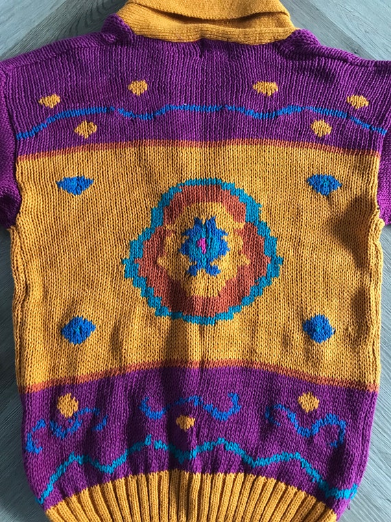 Vtg 90s Cardigan Sweater - image 6